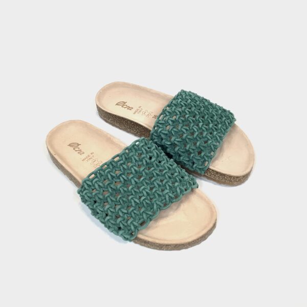 OCRA braided step-in, flora green - Afbeelding 2